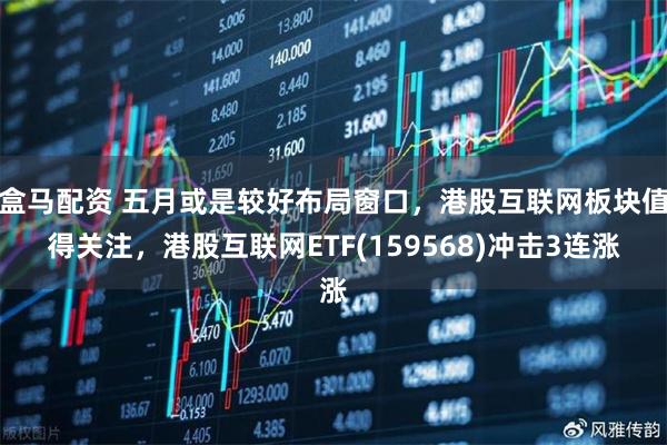 盒马配资 五月或是较好布局窗口，港股互联网板块值得关注，港股互联网ETF(159568)冲击3连涨